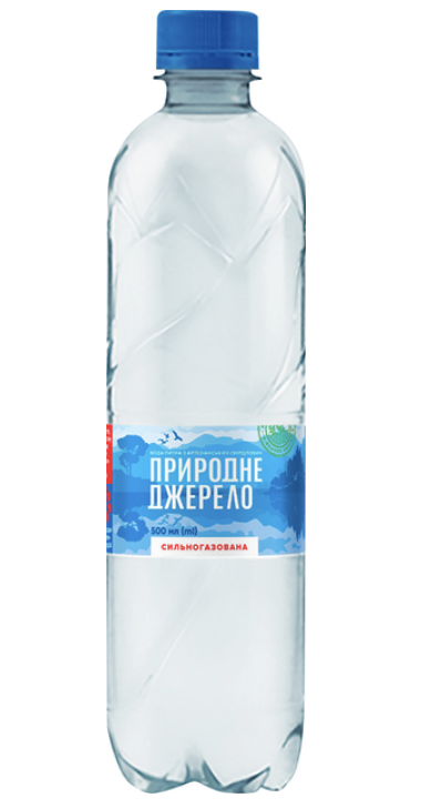 Вода газ Природне джерело 0.5л ПЕТ